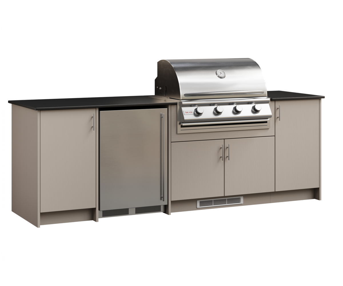 Bar + Buffet Grill Island