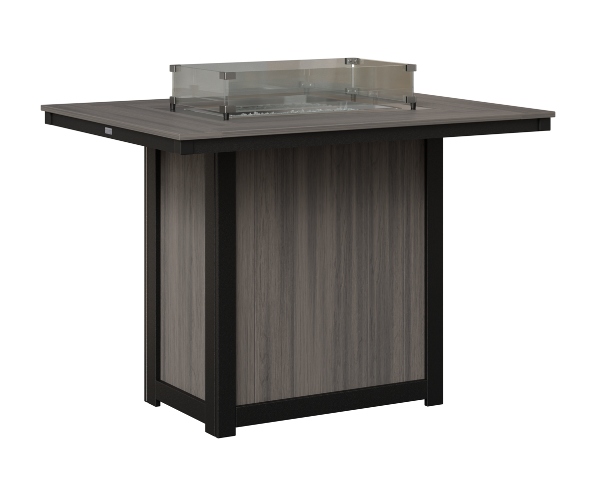 Donoma Fire Pits 42″ x 54″ Rectangular Bar Fire Table