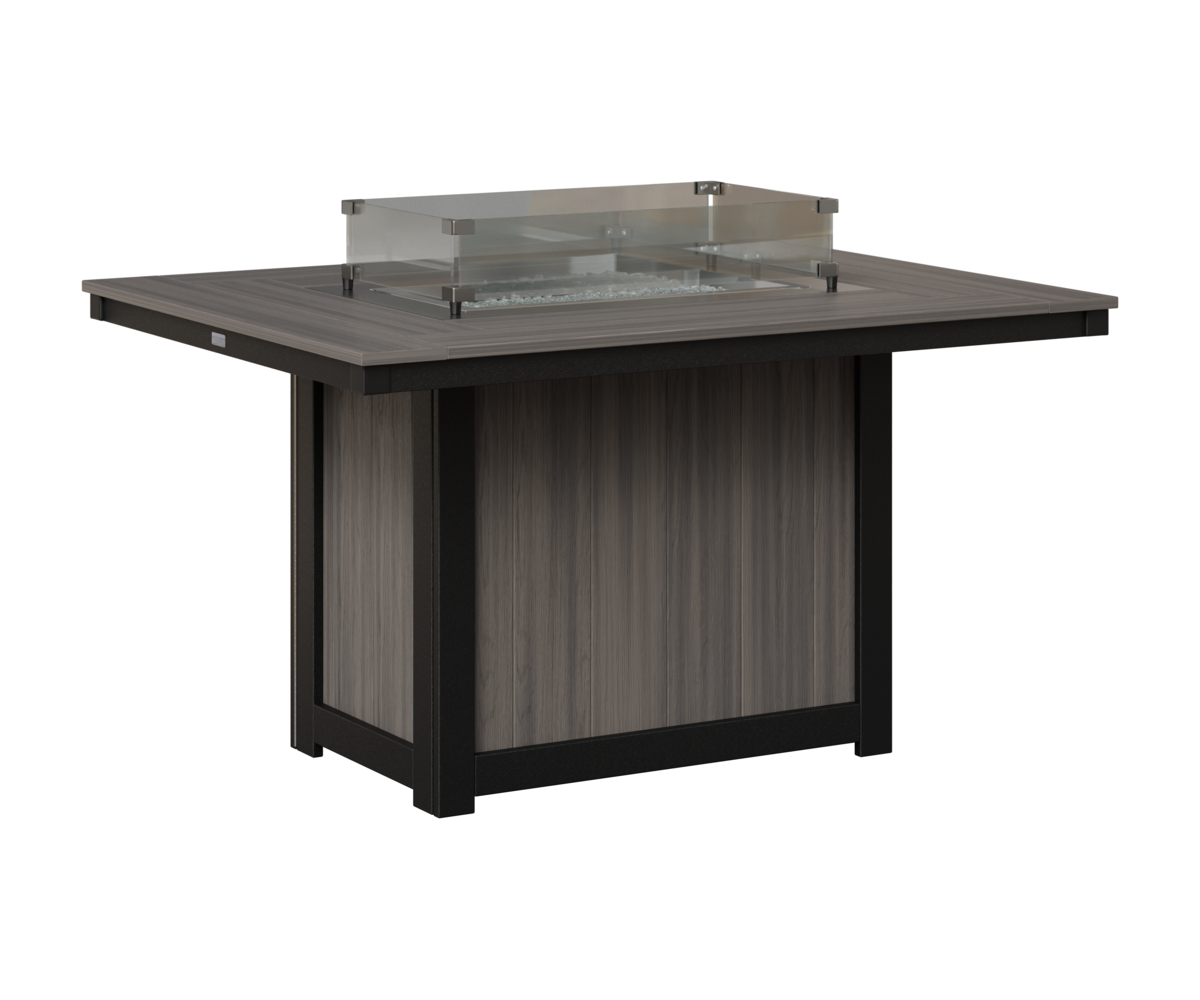 Donoma Fire Pits 42" x 54" Rectangular Dining Fire Table