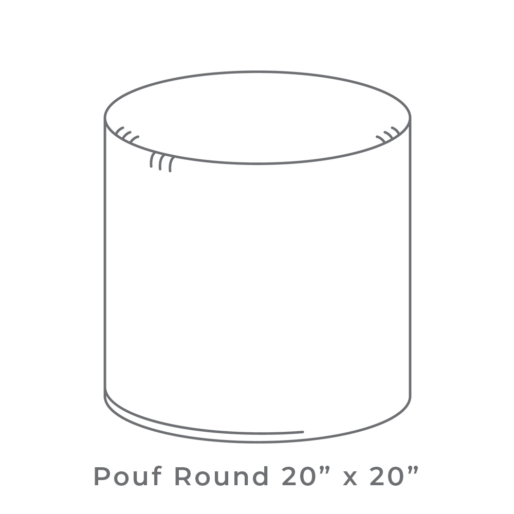 Lily Hive Round Pouf