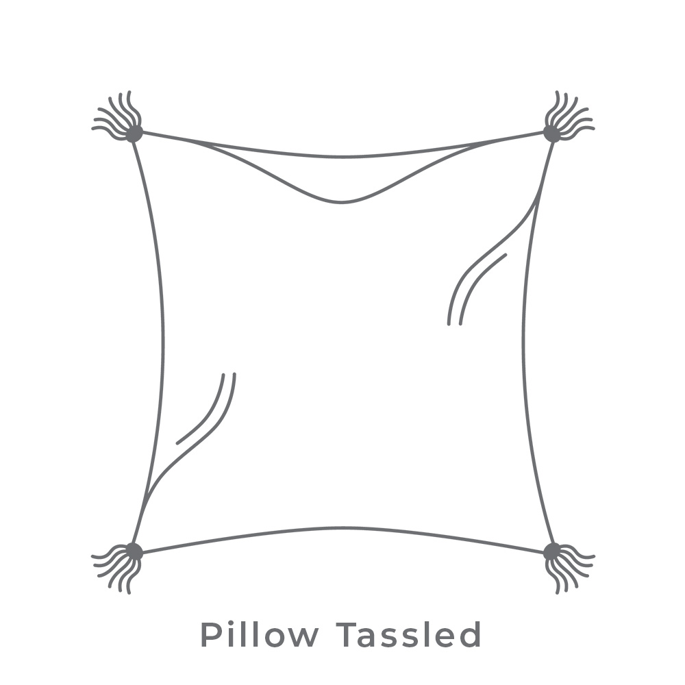 Lily Hive Tasseled Pillow